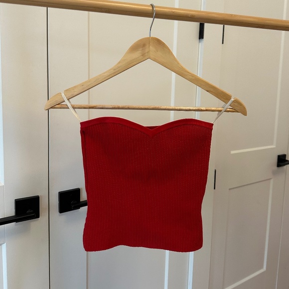 Aritzia Babaton Red corset tube top size XS - Picture 1 of 2